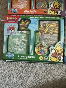 IN HAND Pokemon 2025 World Championship Deck Set (ALL 4) Factory Sealed - Image 4