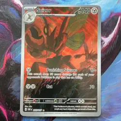 Pokemon SCIZOR 205/197 SV03 Obsidian Flames Illustration Rare Holo English - NM - Image 1