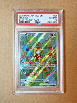 Pokemon Shuckle 136/132 Me01: Mega Evolution Holo - Image 1