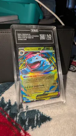 Pokemon TCG Mega Venusaur EX Double Rare Card 003/132 TAG Graded 💎 GEM MUNT 10 - Image 1