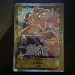 One Piece Shirahoshi OP03-116 Championship Top 16 Promo Card - Near Mint - Image 1