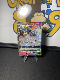 Alolan Ninetales GX 132/214 Pokemon TCG Sm-Lost Thunder Ultra Rare Full Art Holo - Image 3