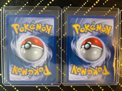2010 Pokemon Heartgold & Soulsilver #113 + #114 Lugia Legend Holo Top and Bottom - Image 2
