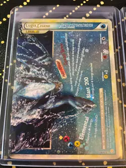 2010 Pokemon Heartgold & Soulsilver #113 + #114 Lugia Legend Holo Top and Bottom - Image 3