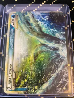 2010 Pokemon Heartgold & Soulsilver #113 + #114 Lugia Legend Holo Top and Bottom - Image 4