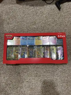 1 Pokemon TCG Costco 8-Pack Prismatic Evolutions Mini Tin Boxes SEALED - Image 3