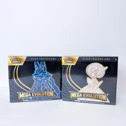NEW! Pokemon TCG Mega Evolution Elite Trainer Box ETB-Gardevoir & Lucario Lot - Image 1