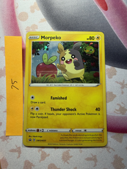 Pokemon TCG Morpeko SWSH 031 Promo Holo NM - Image 1