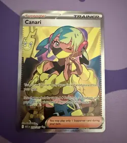 Pokemon TCG Canari 257/217 Ascended Heroes Ultra Rare Full Art Holo EN - Image 1