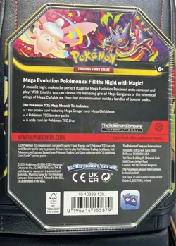 Pokemon TCG Mega Moonlit Tin- Mega Clefable SEALED (2026) - Image 2
