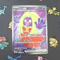 Pokemon TCG Jynx ex 191/165 Sv: Scarlet & Violet 151 Ultra Rare Holo EN - Image 1