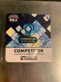 Pokemon Competitor Pin EUIC 2024 Europe International Championship - Image 1