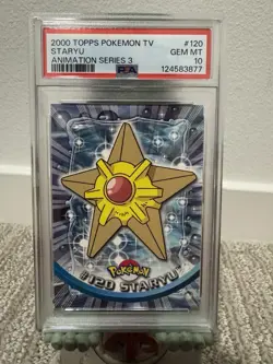 2000 Topps Pokemon TV Staryu #120 PSA 10 - Image 1