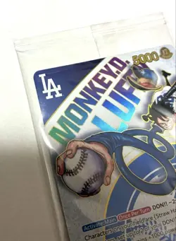 One Piece Card Game Shohei Ohtani Dodgers Single Card - Unused Authentic - Image 4