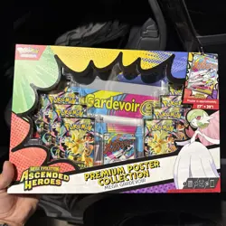 Pokemon TCG Ascended Heroes Premium Poster Collection: Mega Gardevoi New/ Sealed - Image 1