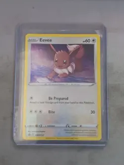 SWIRL Eevee SWSH127 Sword & Shield Black Star Promos Cosmos Holo Pokemon 2021 NM - Image 1