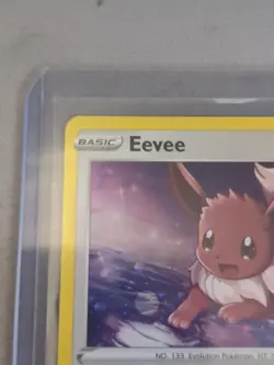 SWIRL Eevee SWSH127 Sword & Shield Black Star Promos Cosmos Holo Pokemon 2021 NM - Image 2