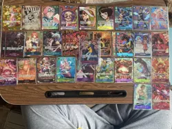 One Piece Trading Card Set 34 Cards - Parallel Excellent Condition No Damage - Image 1