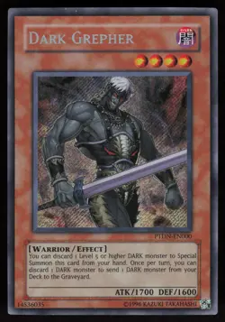 Dark Grepher PTDN-EN000 TWED Secret Rare YU-GI-OH - Image 1
