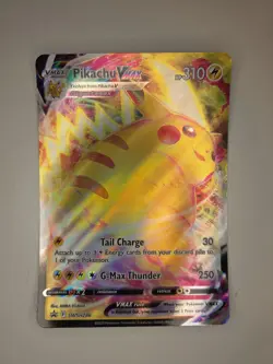 Black Star Promo Pokemon Card, (Jumbo) Pikachu Vmax SWSH286 Ultra Rare - Image 1