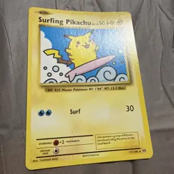 Pokemon TCG Surfing Pikachu Black Star Promo Card 28: - Image 1