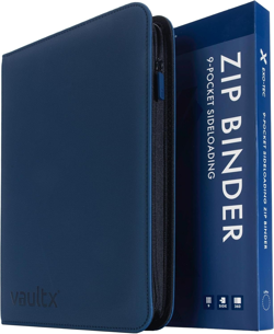 Vault X 9 Pocket Zip Binder, 360 Cards, Exo-Tec Material, 20 Side-Loading Pages - Image 1