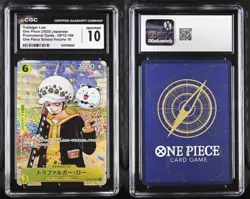 CGC 10 One Piece card Trafalgar Law OP12-106 PROMO One Piece Academy Vol. 10 JP - Image 1