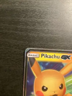 Pokemon Pikachu GX Black Star Holo Ultra Rare Promo Card SM232 - Image 2