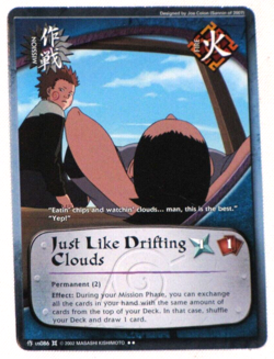 Naruto Just Like Drifting Clouds us 086 Collectible Card Game Rare TCG CCG - Image 1