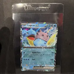 Lapras EX 022/088 POR Ultra Rare Foil Water 210 HP Pokemon TCG Card - Image 1