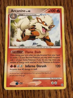 Pokemon Card - Arcanine Secret Wonders 22/132 Rare LP - Image 1