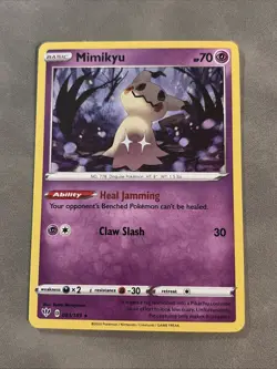 Mimikyu (81/189) Cosmos Holographic Pokemon card NM - Image 1