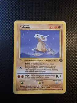 Pokemon TCG Cubone/Jungle Set/Card 50/64 / MP - Image 1
