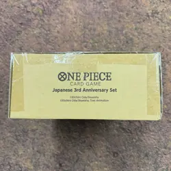 One Piece 3rd Anniversary Japanese Set (ENGLISH CARDS) NEW & SEALED - Image 4
