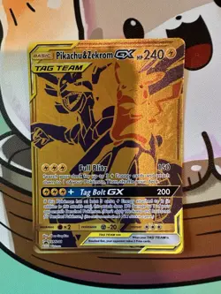 Pikachu & Zekrom GX SM248 Full Art Holo Promo Card - Image 1
