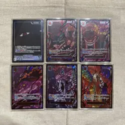 One Piece Card - The Will of Inherited Red Foil Set of 5 - Near Mint Condition - Image 1