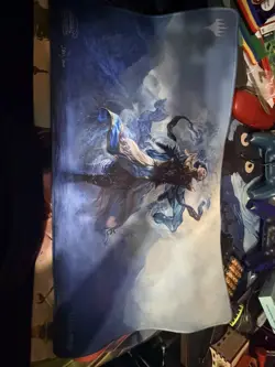 SIGNED Narset Parter of Veils Playmat Magali Villeneuve 580/800 MTG Magic Rare - Image 2