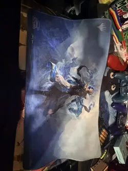 SIGNED Narset Parter of Veils Playmat Magali Villeneuve 580/800 MTG Magic Rare - Image 3