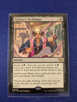 Splinter's Technique 80 - NM - Teenage Mutant Ninja Turtles - MTG #TTM - Image 1