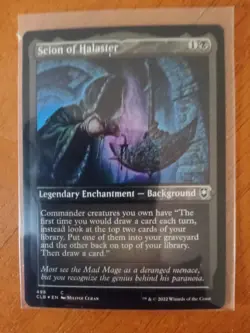 Scion Of Halaster ETCHED FOIL Magic The Gathering Commander Baldurs Gate 498 - Image 1