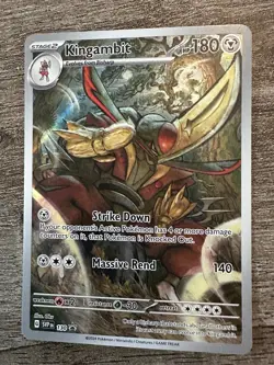 Pokemon TCG Scarlet & Violet Kingambit Black Star Promo #130 NM - Image 1