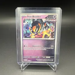 Pokemon TCG Iron Boulder Master Ball 046/131 Prismatic Evolutions NM - Image 1