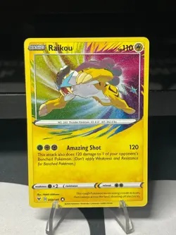 Raikou Pokemon TCG Vivid Voltage Amazing Rare Holo 050/185 - Image 1