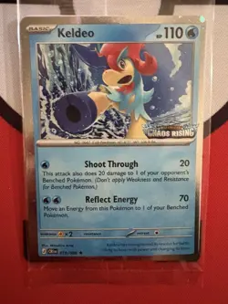 Pokemon TCG Keldeo Chaos Rising 019/086 Stamped PROMO - Image 1