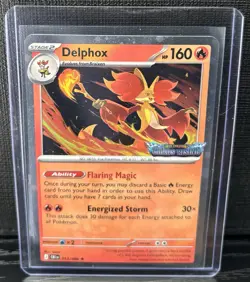 Pokemon Delphox Stamped Promo 013/086 Chaos Rising Rare - Image 1
