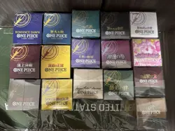 One Piece Trading Card Set - 16 Box Collection Sealed One Owner Unused - Image 2