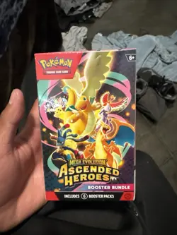 Pokemon Mega Evolution Ascended Heroes 6 Booster Pack Bundle - Image 1