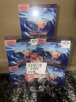 Pokemon TCG Chaos Rising ETB/Booster Box/booster Bundle Sealed LOT. - Image 1