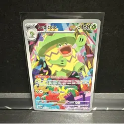 Pokemon Ludicolo Me02: Phantasmal Flames Illustration Rare Holo 095/094 Stage 2 - Image 1