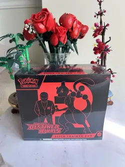 🌟POKEMON TCG SCARLET & VIOLET DESTINED RIVALS ETB ELITE TRAINER BOX SEALED NEW - Image 1